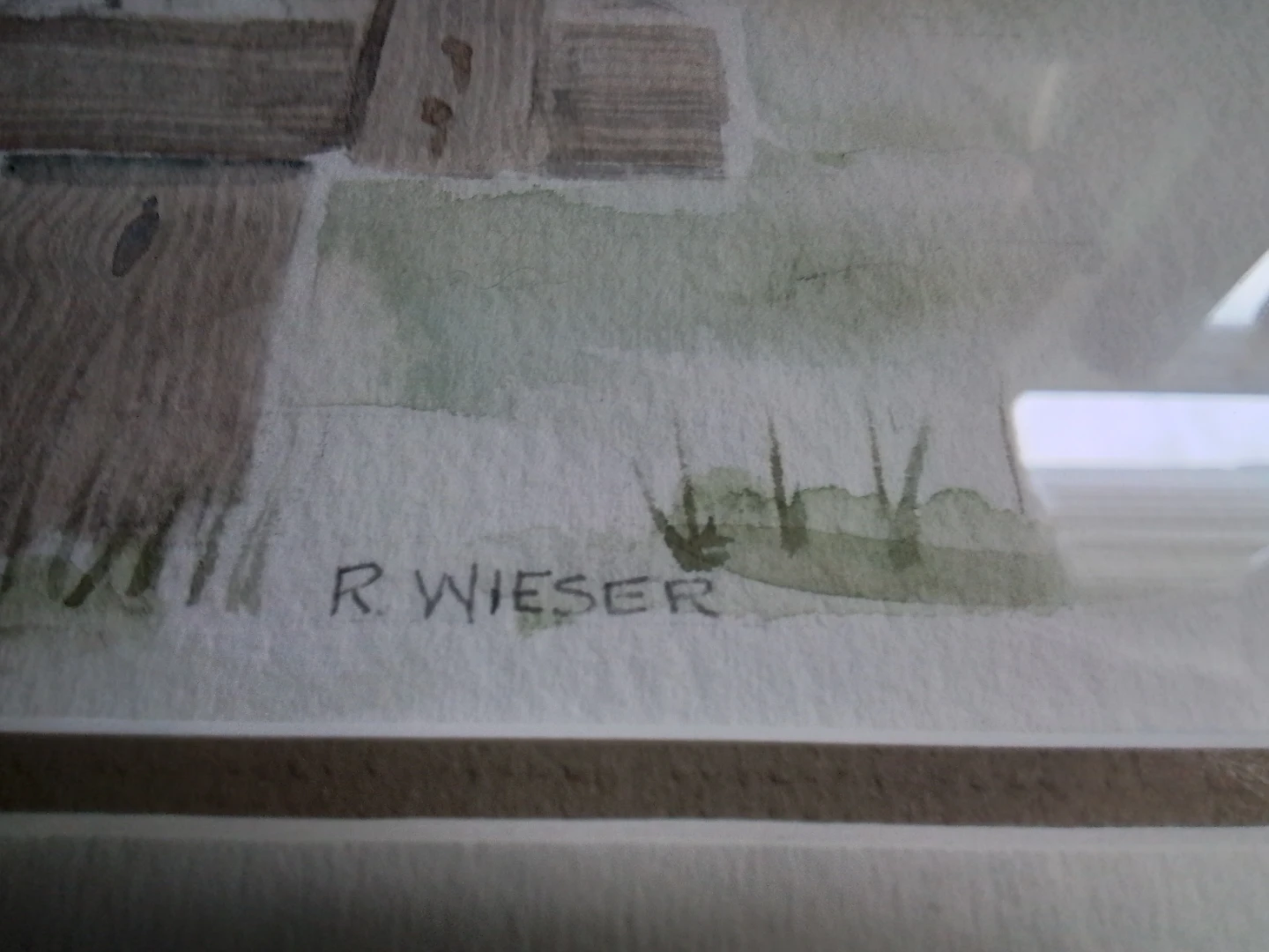 Watercolor Painting by Canadian Artist R. Wieser 14.25x11.25" - photo 5