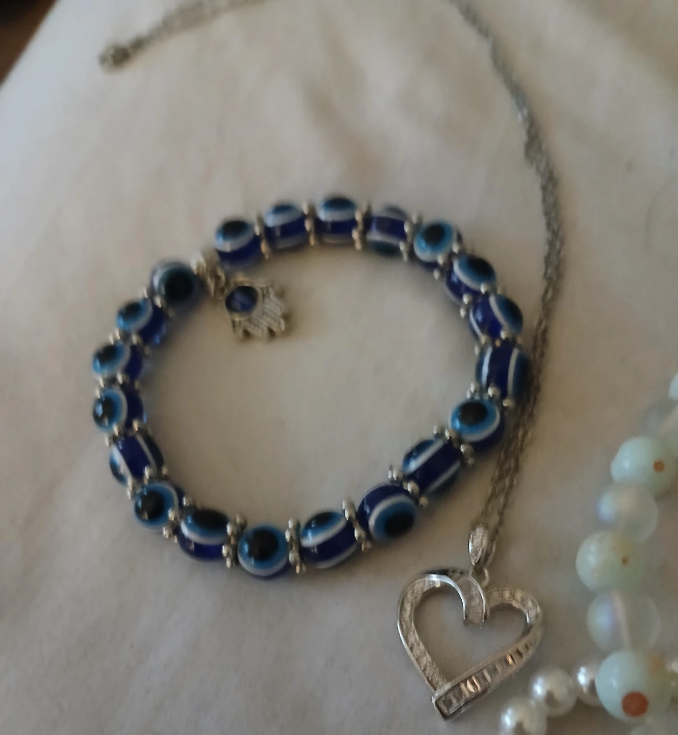 Assorted Bracelets and Heart Necklace Set - photo 4