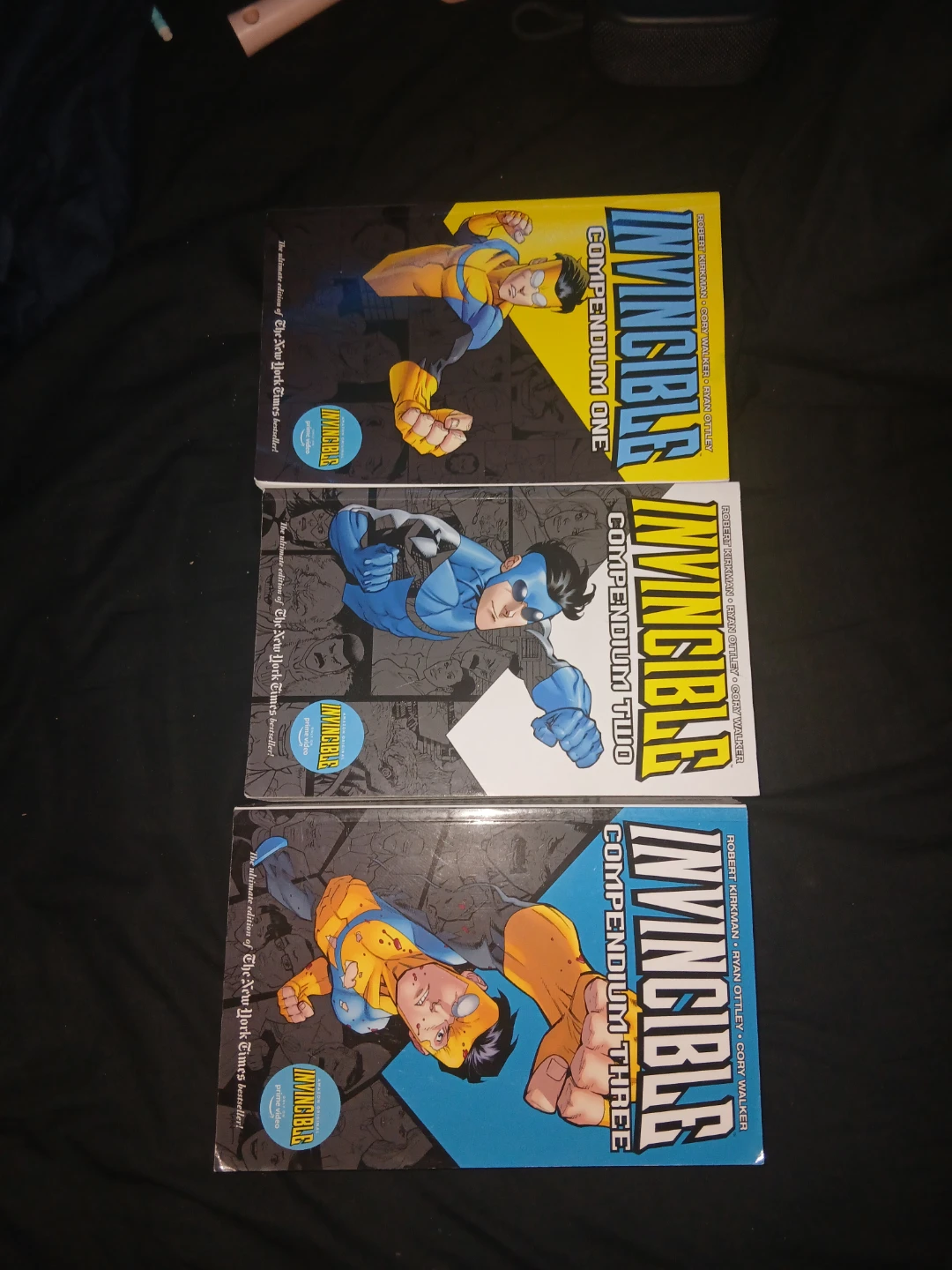 Invincible Compendium Volumes One, Two, and Three Comic Books