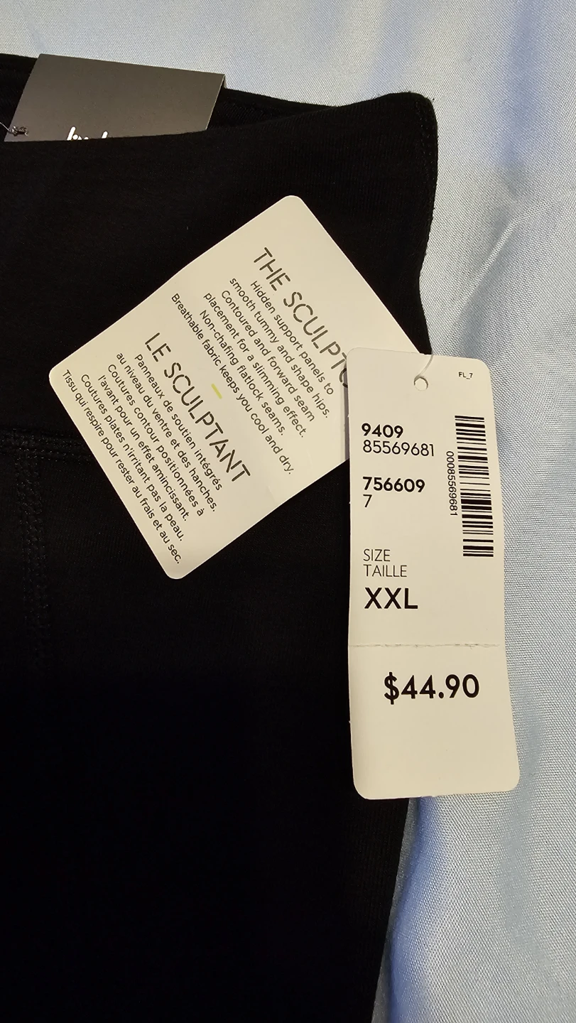 Hyba Women's Black XX-Large Yoga Pants - photo 2