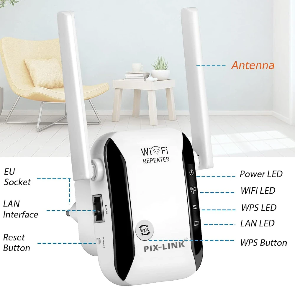 PIX-LINK Wireless-N WiFi Repeater 300Mbps - photo 3
