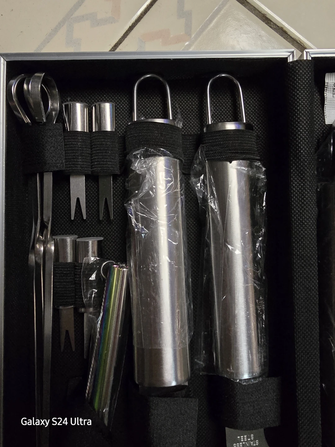 Romanticist 25pcs Heavy Duty BBQ Grill Gift Set in Aluminum Case - photo 4