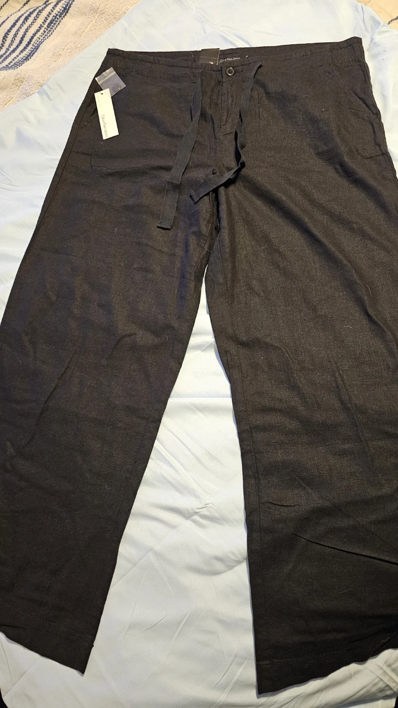 Calvin Klein Jeans Women's Black Wide Leg Pants Size 16