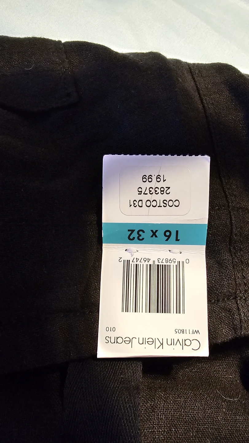 Calvin Klein Jeans Women's Black Wide Leg Pants Size 16 - photo 3