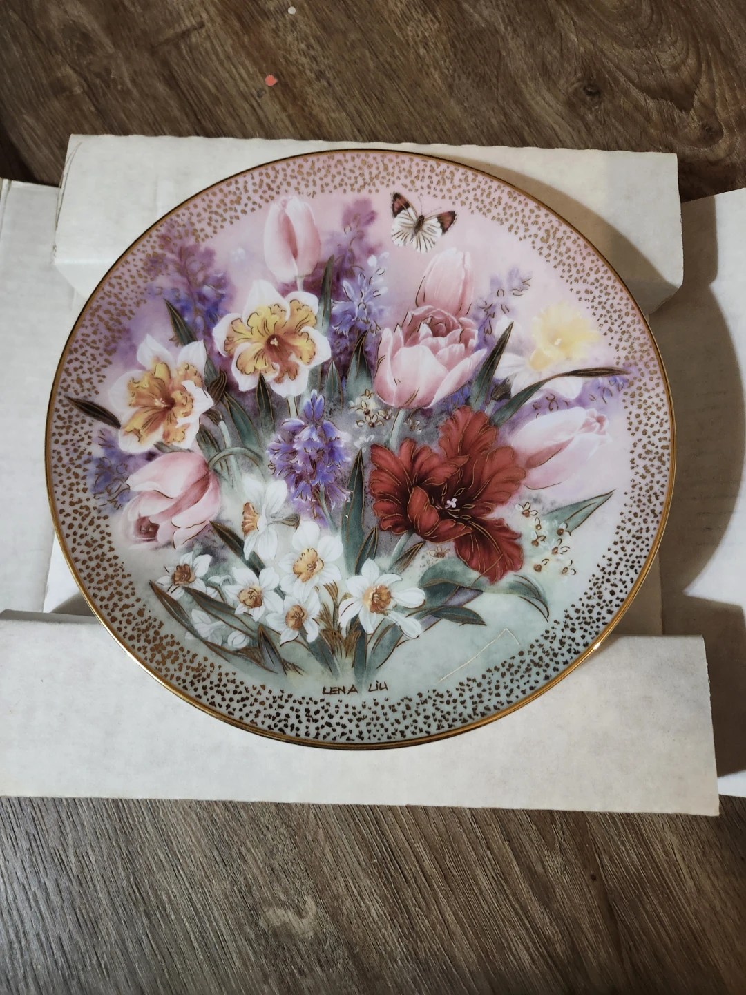 Lena Liu "Tulip Ensemble" Collector Plate