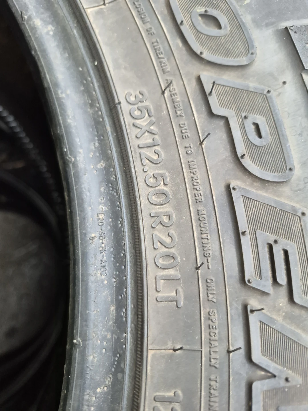 35x12.50R20LT set of Tires - photo 5