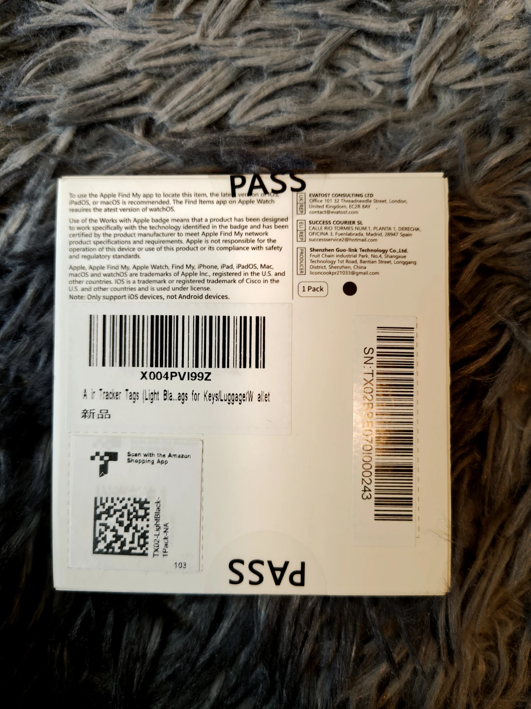 Tukio Lucid Tag Portable Locator Device-Apple Find My - photo 2