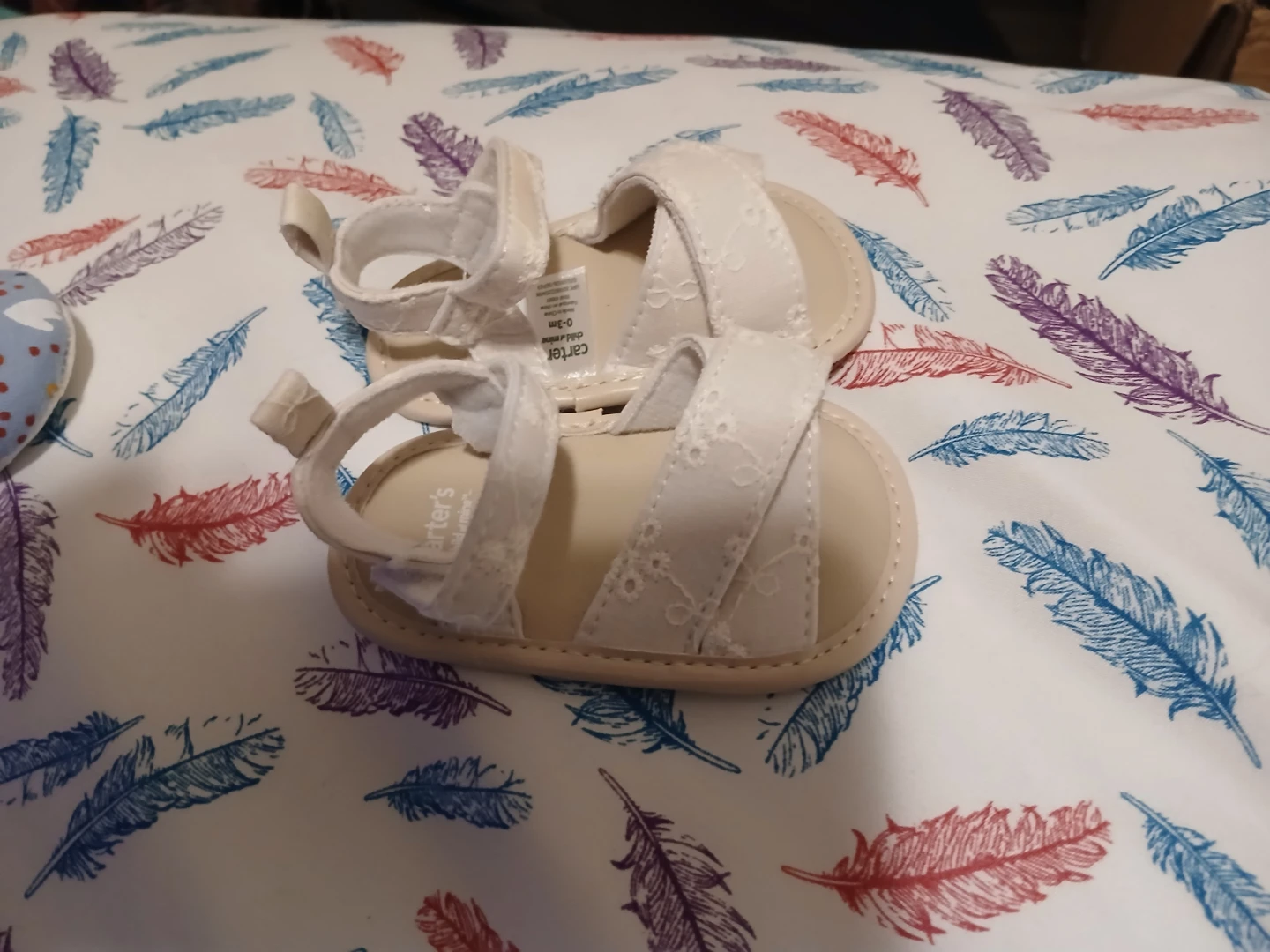 Carter's Baby Sandals Size 0-3m White