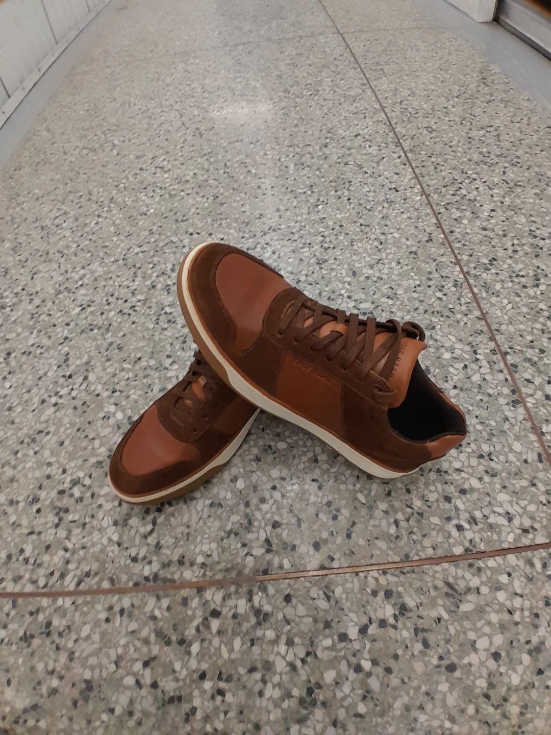 Cole Haan Men's Brown Leather & Suede Sneakers Size 11 - photo 4