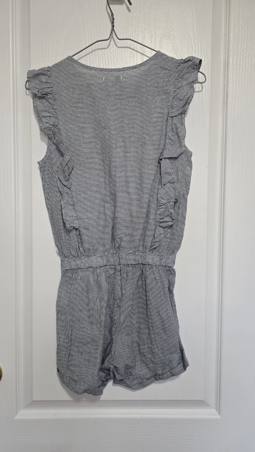 Okaïdi Striped Ruffle Romper - Size 10Y (140cm) - photo 2