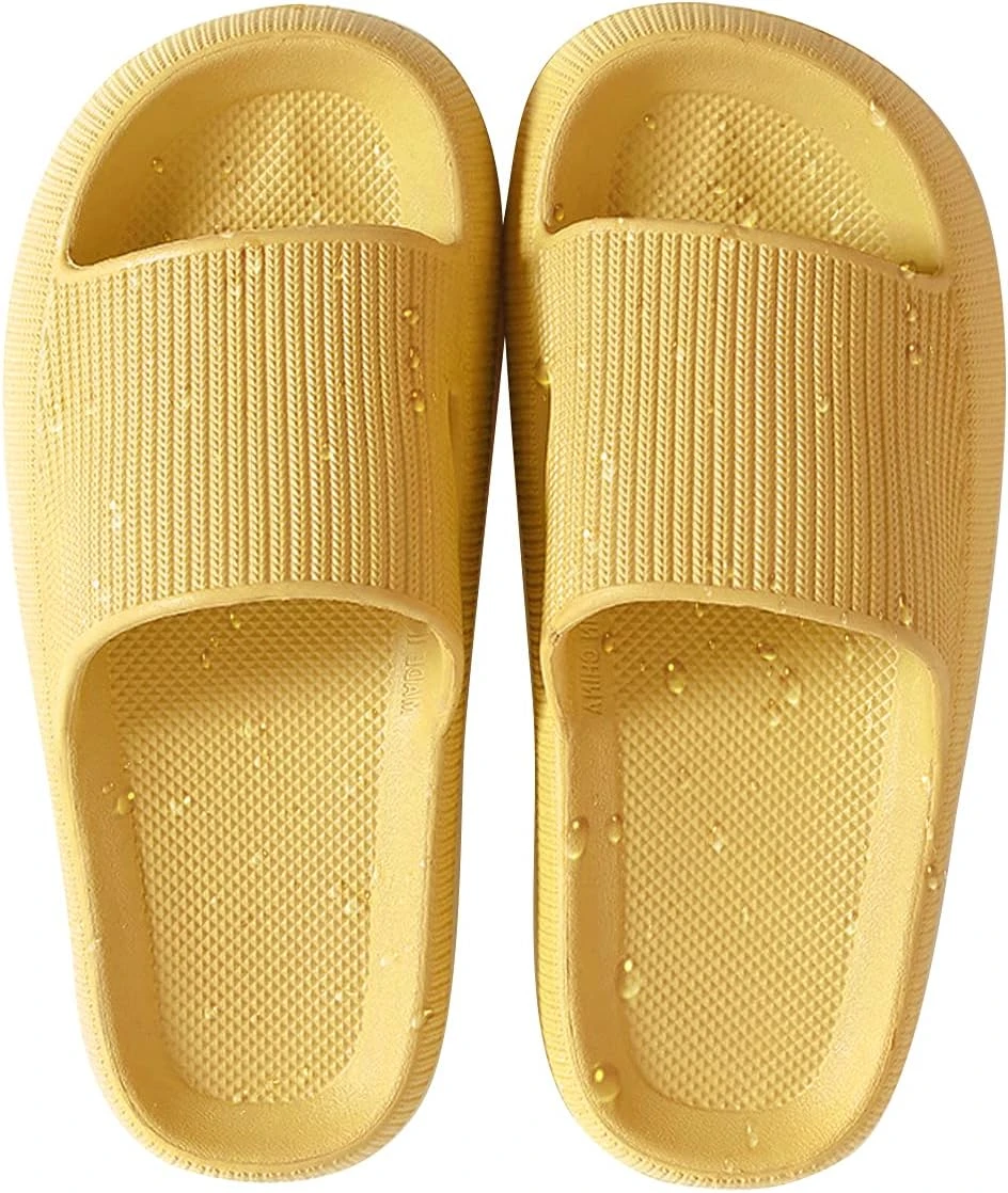 Unisex Yellow Cloud Slides ✨️ - photo 2