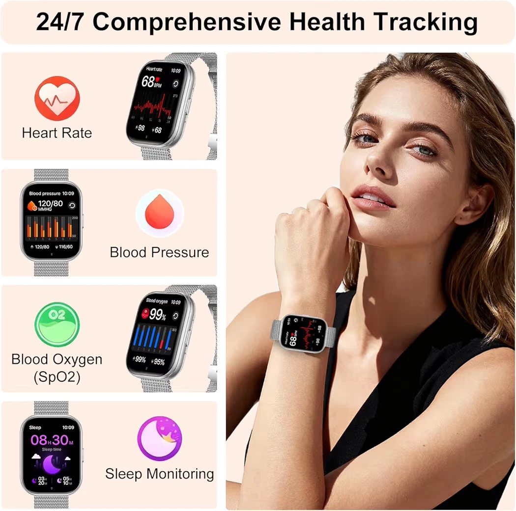 NEW Smart Watch - Heart Rate, Blood Pressure, Sleep Monitoring - photo 4