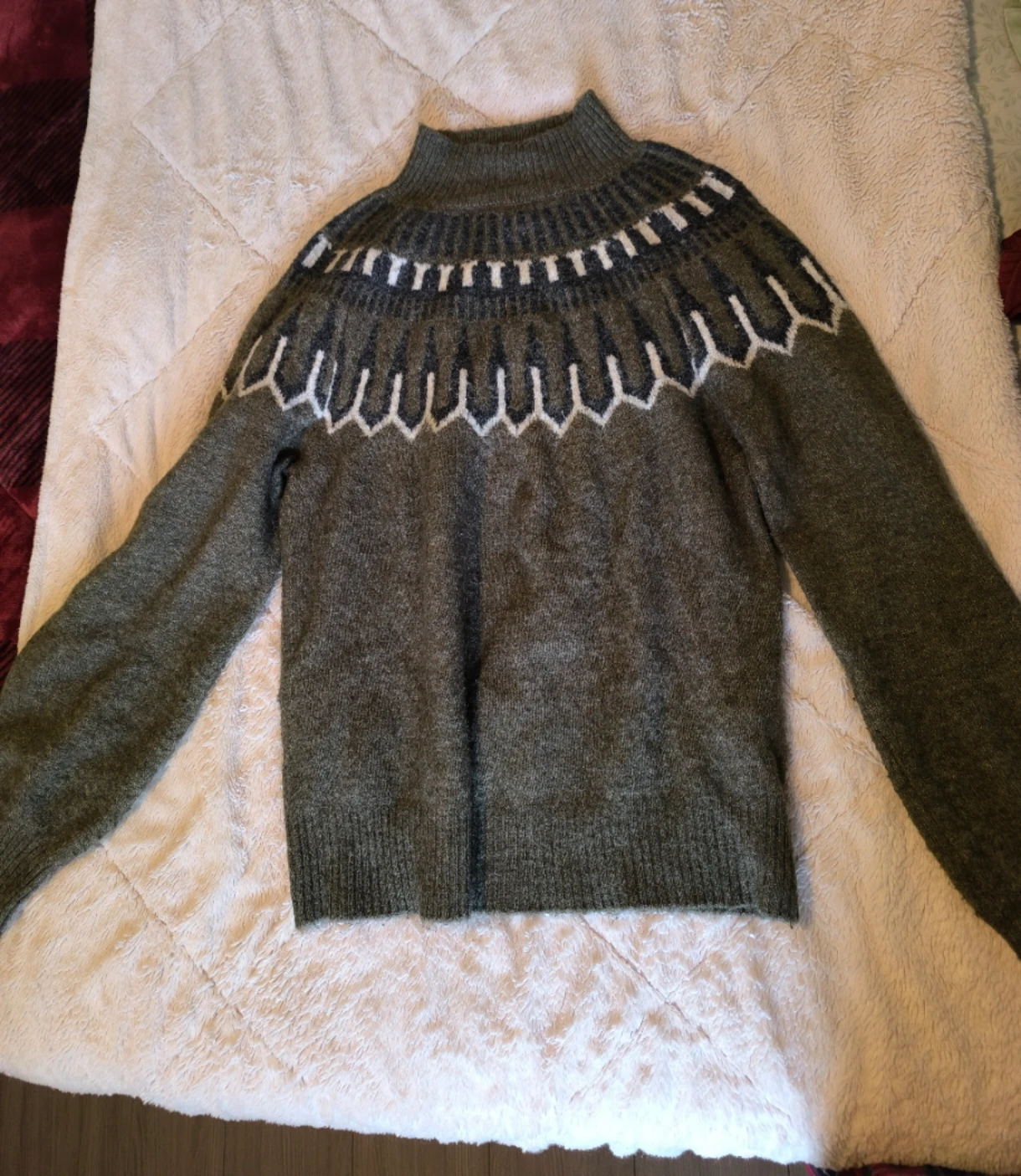 Mock Neck Fair Isle Sweater from Vero Moda
