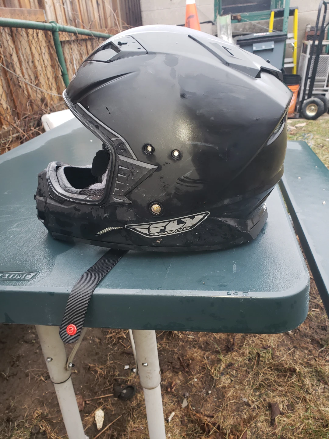 FLY Racing Black Motorcycle Helmet - photo 2
