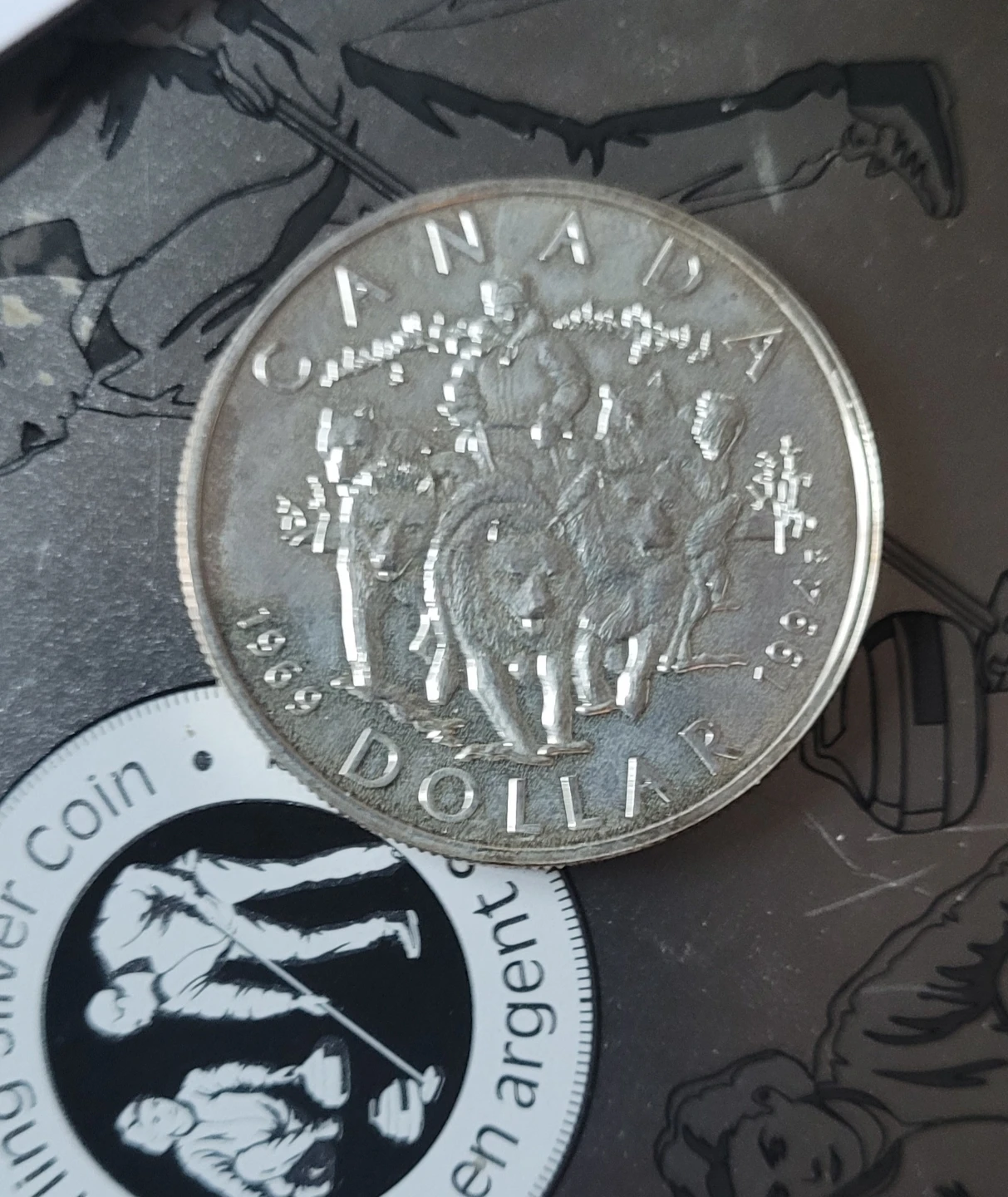 Dog patrol Canada silver Coin