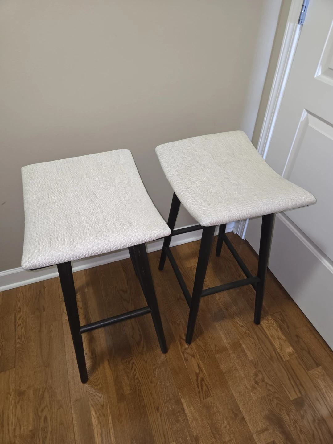 Set of 2 Upholstered Bar Stools - photo 3
