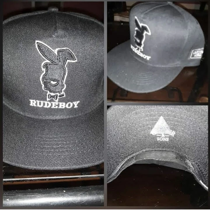 Black "RUDEBOY" Snapback Hat - Caylen & Sons