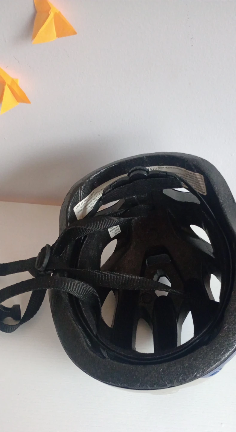 Blue and Silver Bicycle Helmet - photo 3