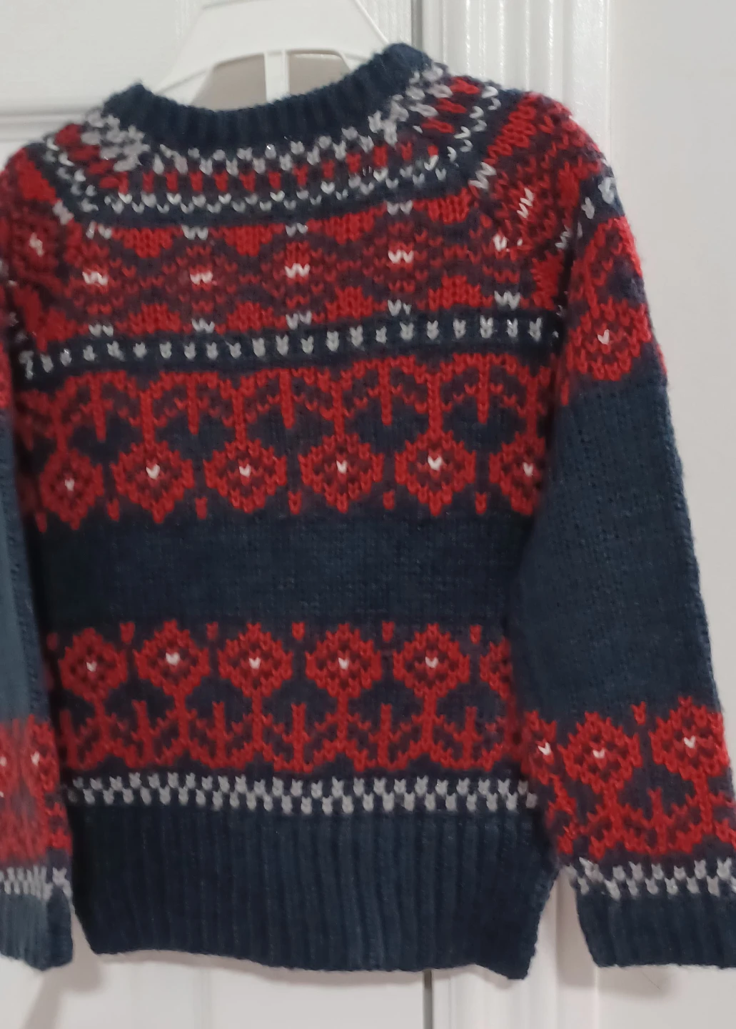 Children's Zippered Fair Isle Sweater - photo 5