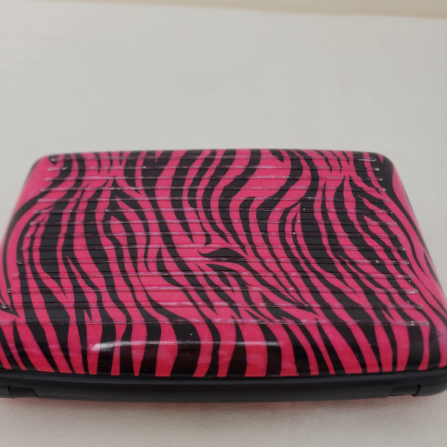 Pink and Black Zebra Print Card Holder 🧡 - photo 3