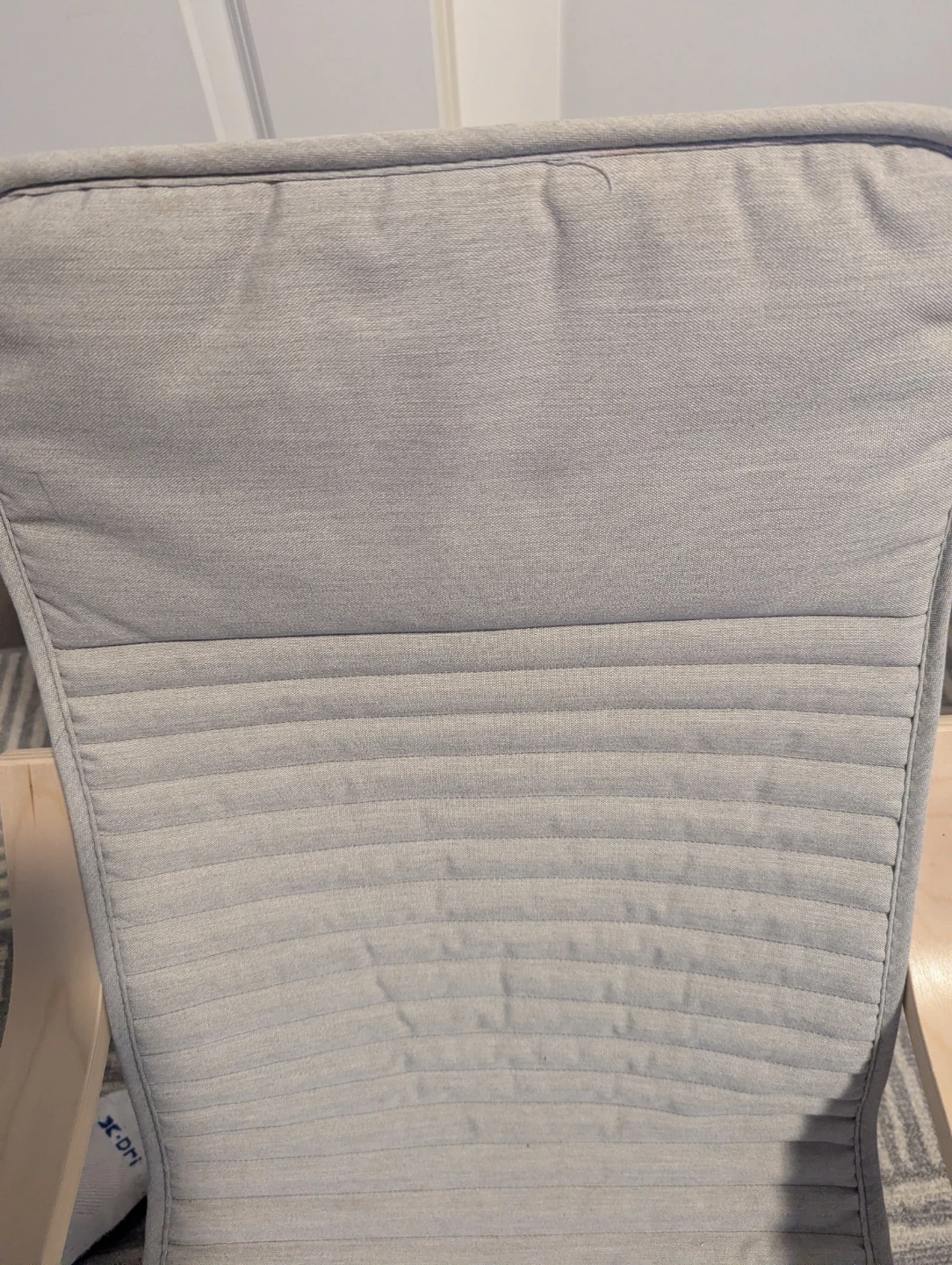 IKEA POÄNG Kid's Armchair - Birch Veneer/Knisa Light Beige - photo 2