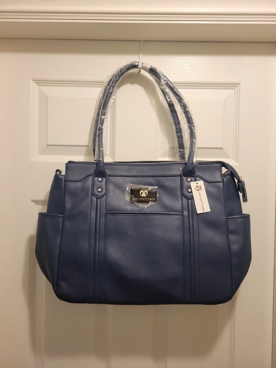 Cee Cee & Ryan Navy Blue Diaper Bag