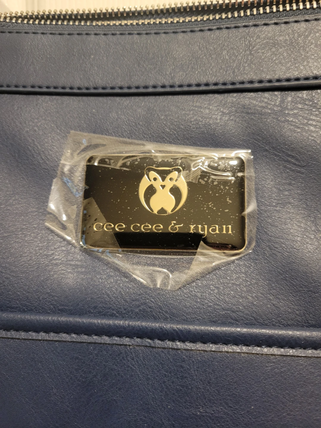 Cee Cee & Ryan Navy Blue Diaper Bag - photo 2