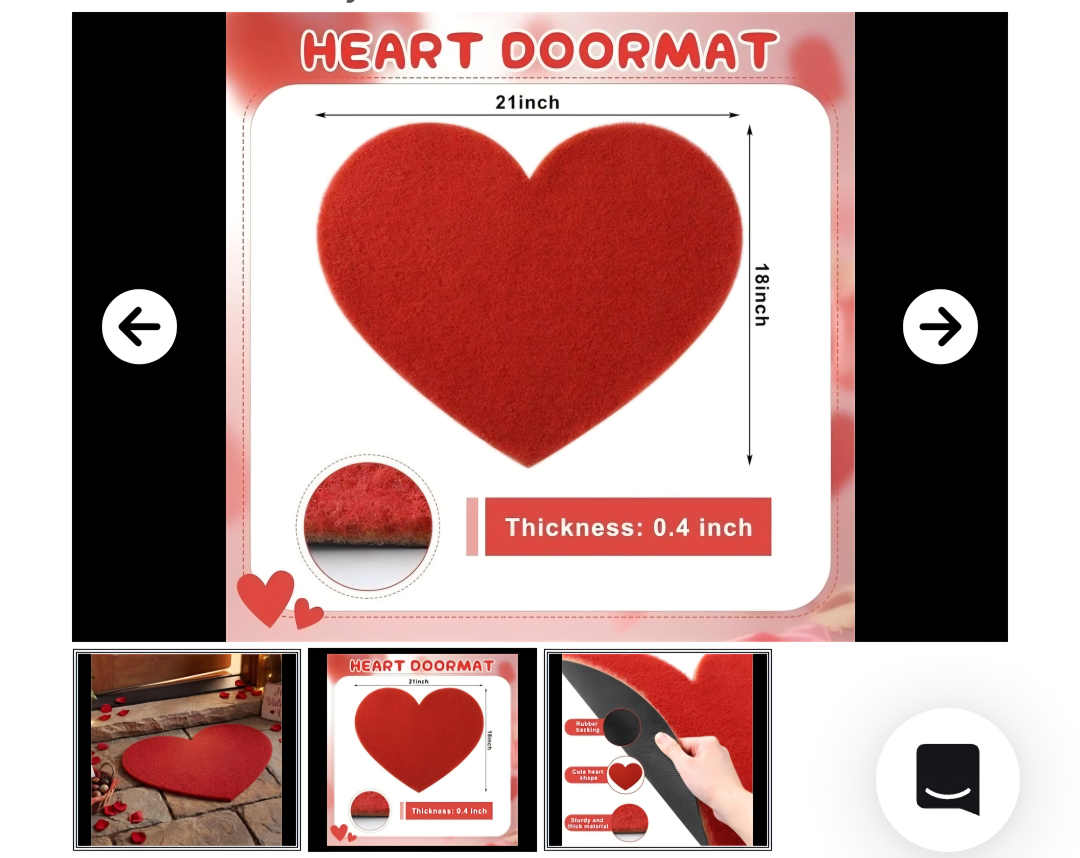 Heart Shaped Rug - photo 2