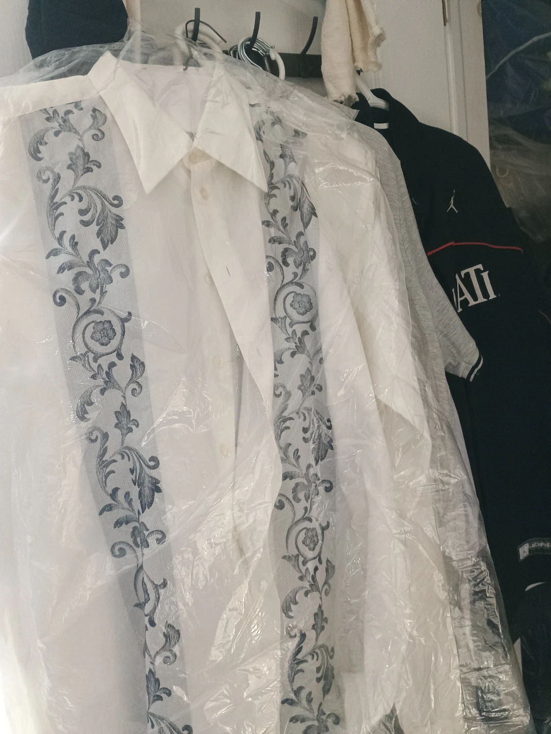 Versace Classic Men's White Button-Up Shirt - photo 3
