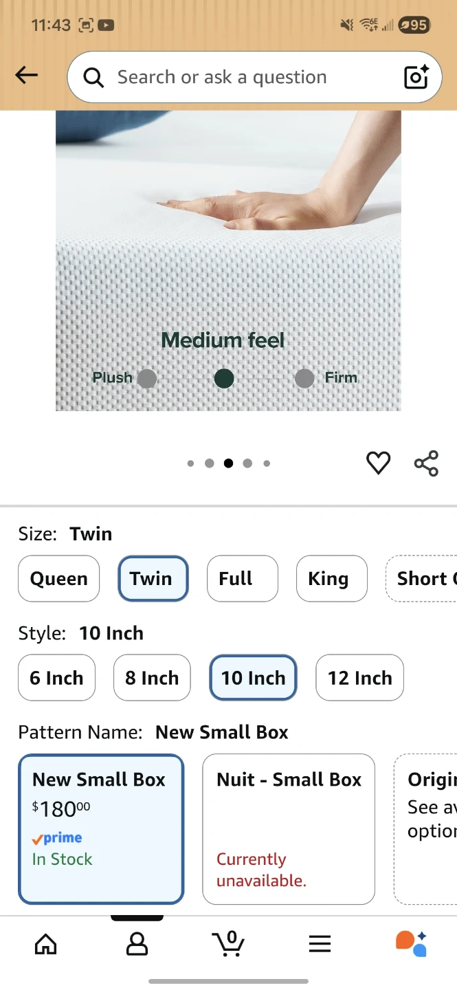 Unopened Zinus 10" Twin Mattress - New Small Box unopened - photo 4