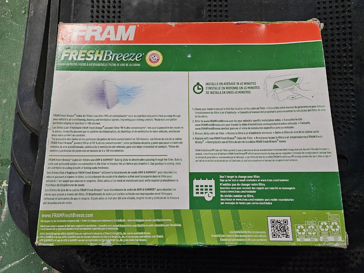 FRAM CF10545 Filter (NEW) - photo 2