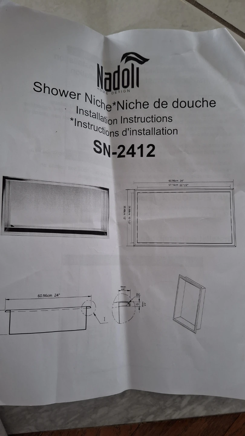 Nadoli SN-2412 Shower Niche - photo 2