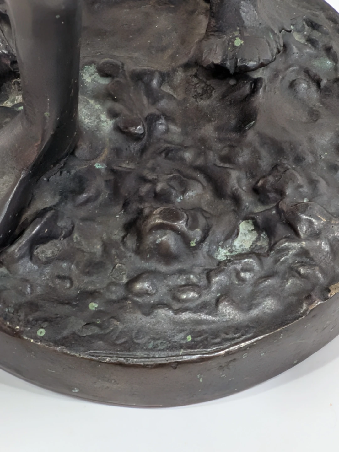 BRONZE SCULPTURE GIRL  - photo 4