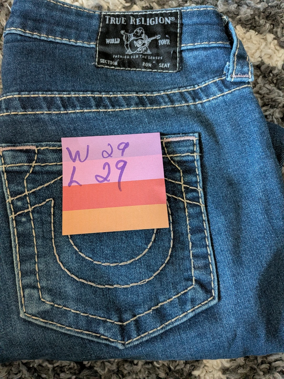 True Religion Halle Mid Rise Super Skinny Jeans - Size 29 - photo 4