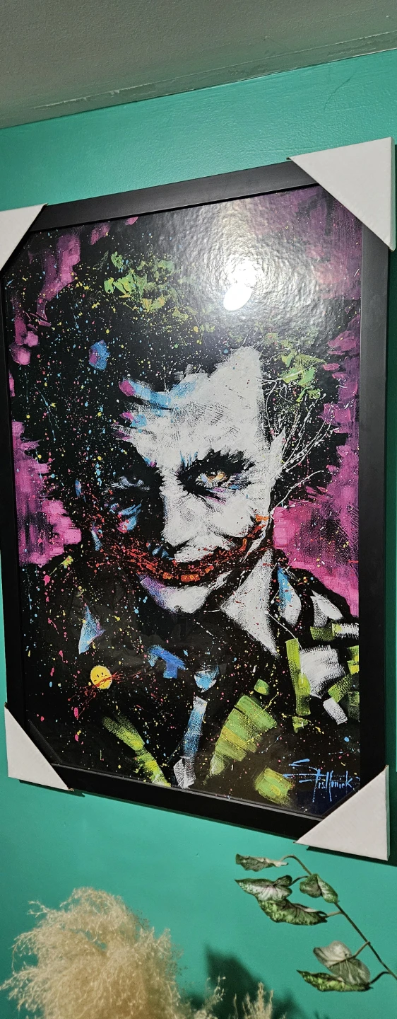 Framed Artwork - Batman, Wolverine, and Joker Prints