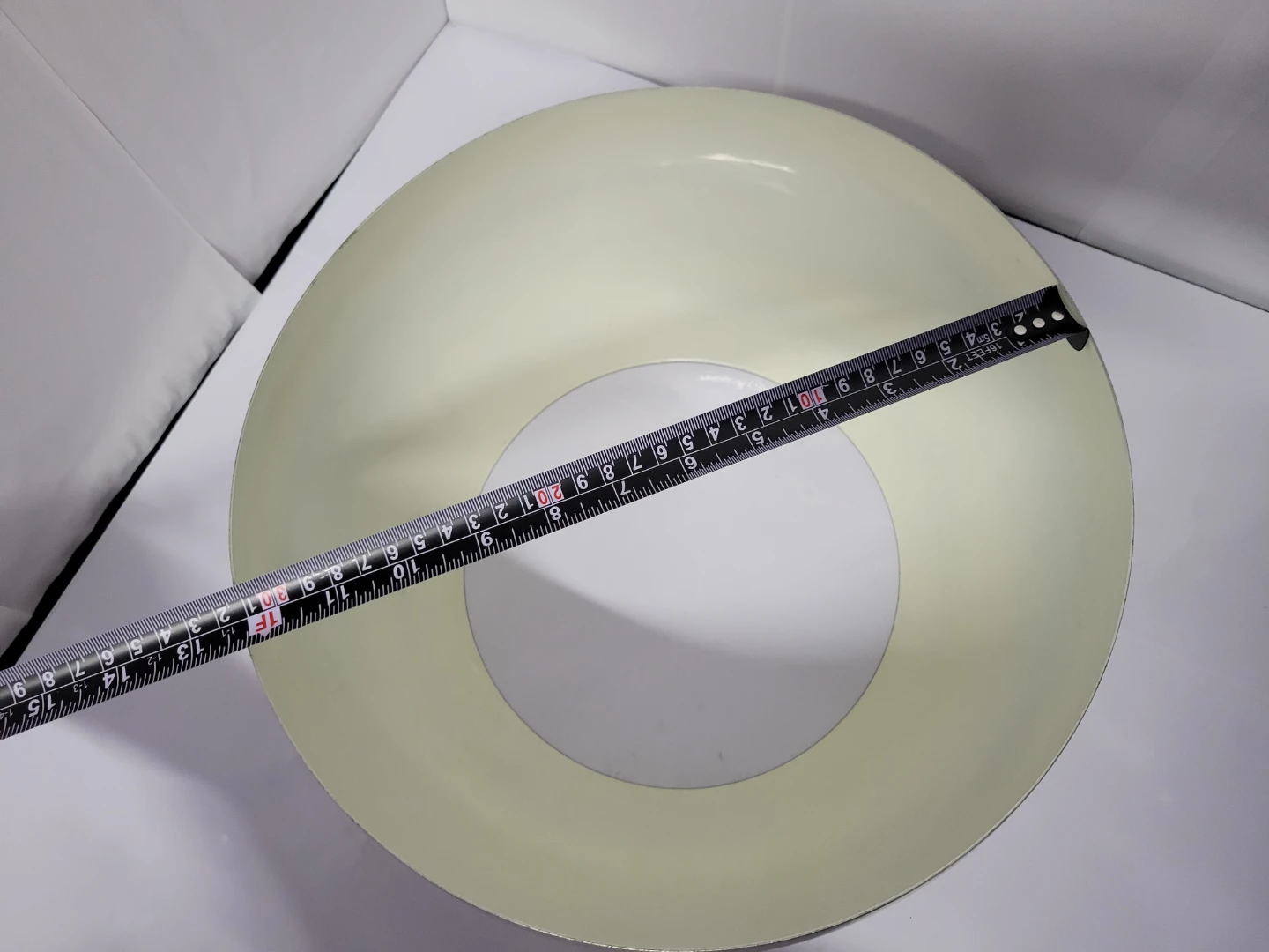 Large Brushed Metal Bowl Lamp Shade - photo 5