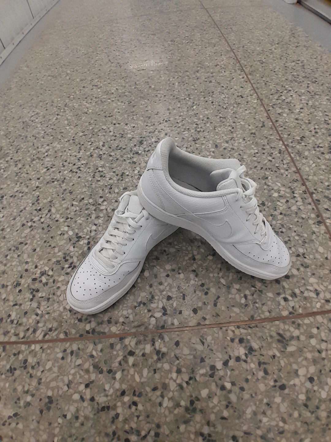 Nike White Leather Sneakers Men's Size 8 - photo 3