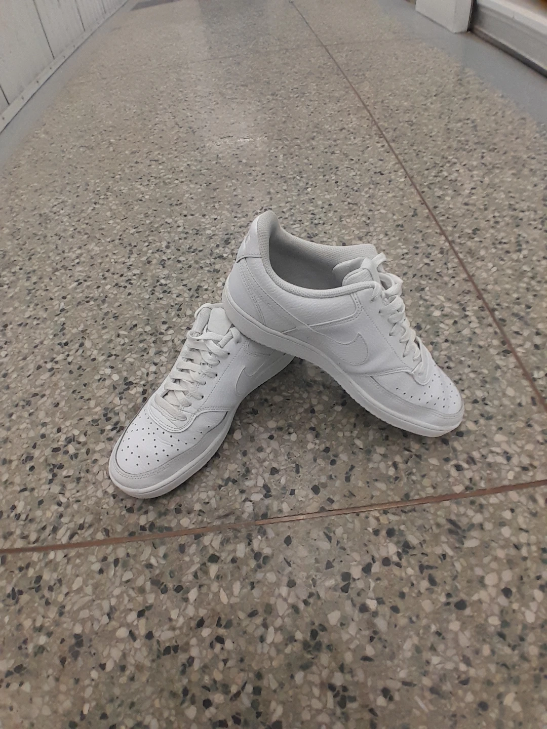 Nike White Leather Sneakers Men's Size 8 - photo 5