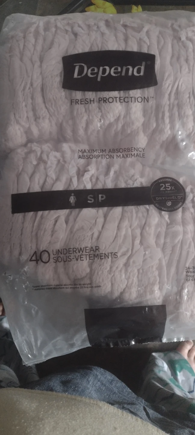 Depend Fresh Protection S/P Underwear - 40 Count