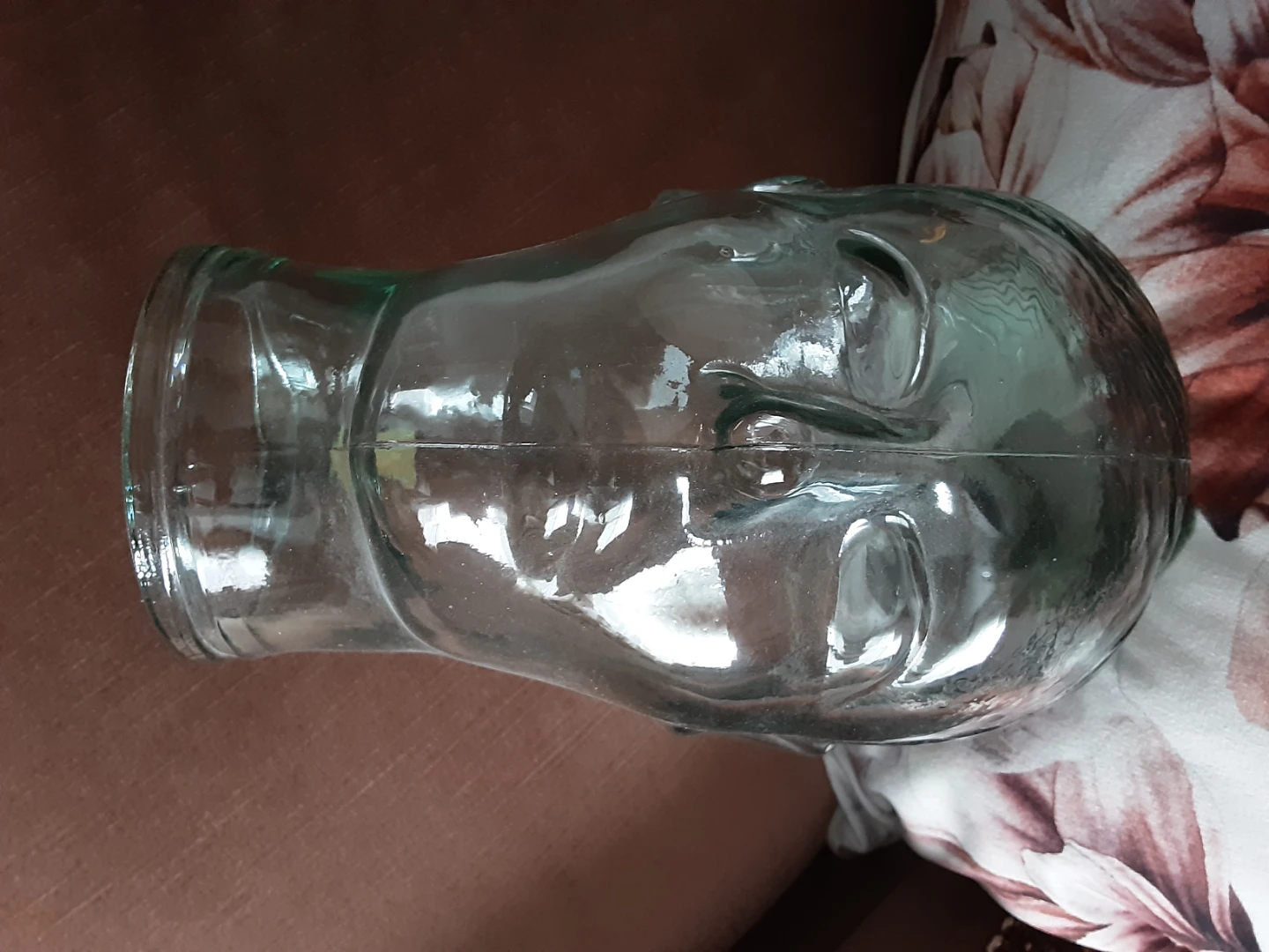 Glass Head Vase