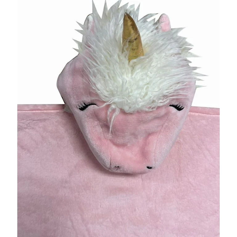 Pink Unicorn Hooded Blanket for Kids - photo 3