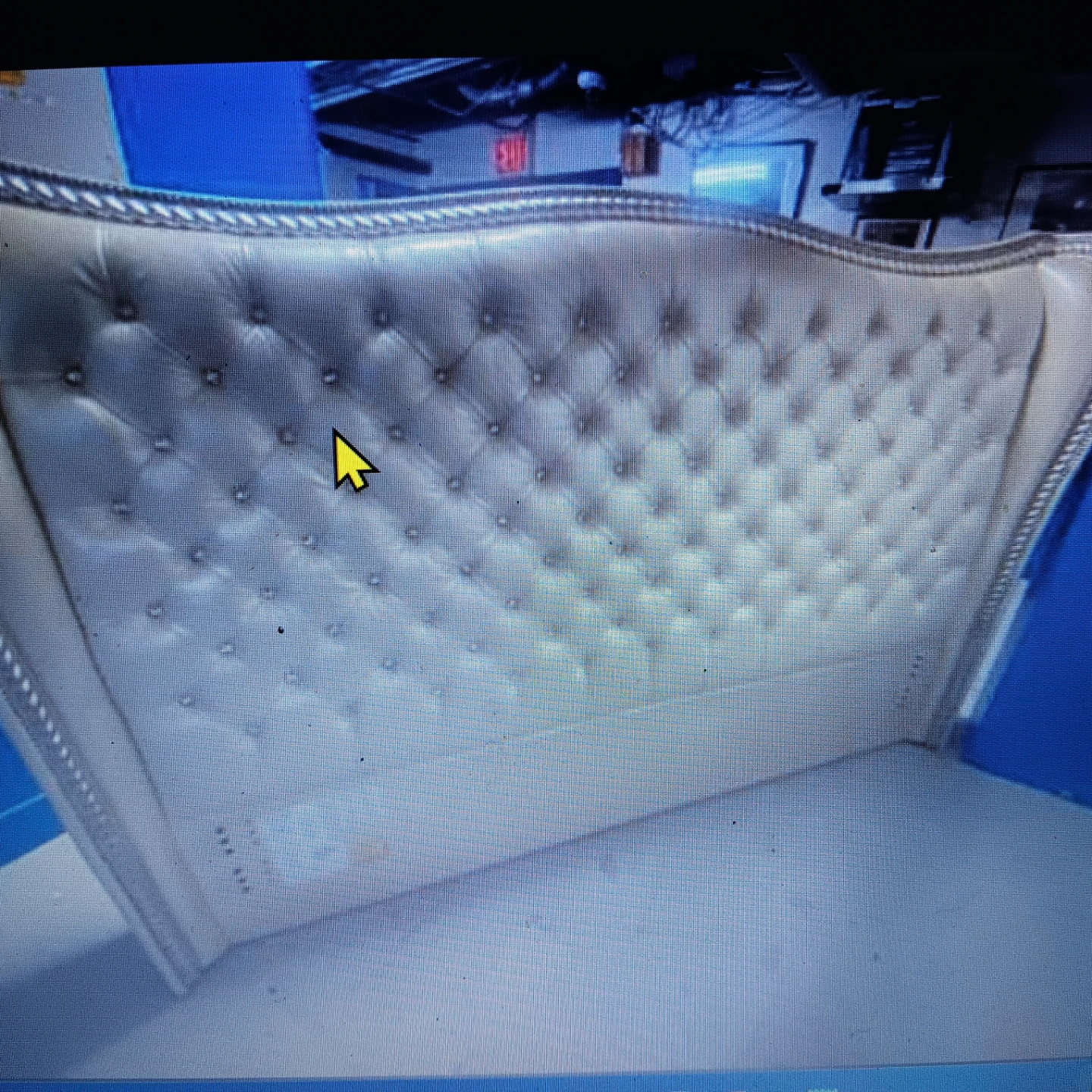 White Tufted Headboard
