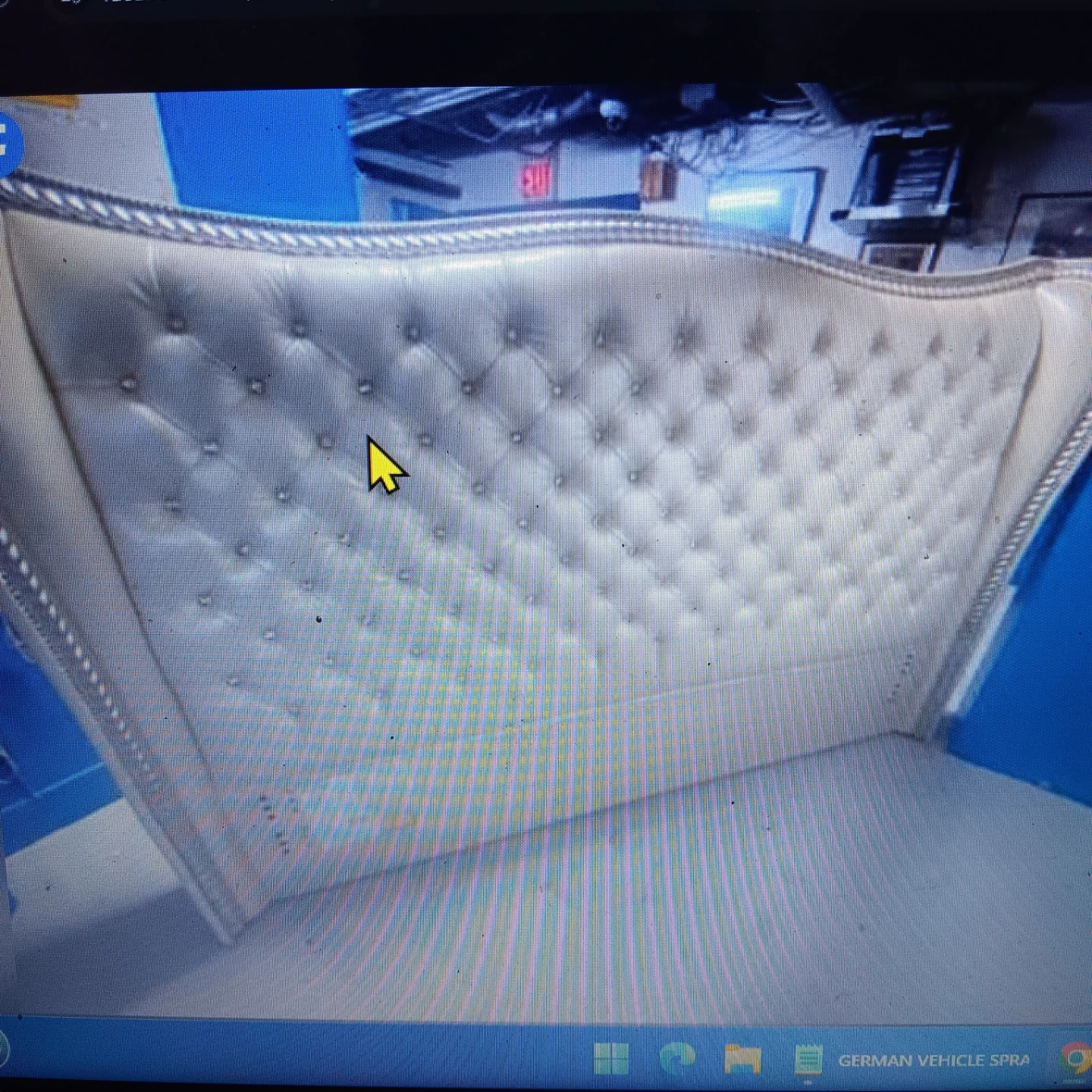 White Tufted Headboard - photo 2