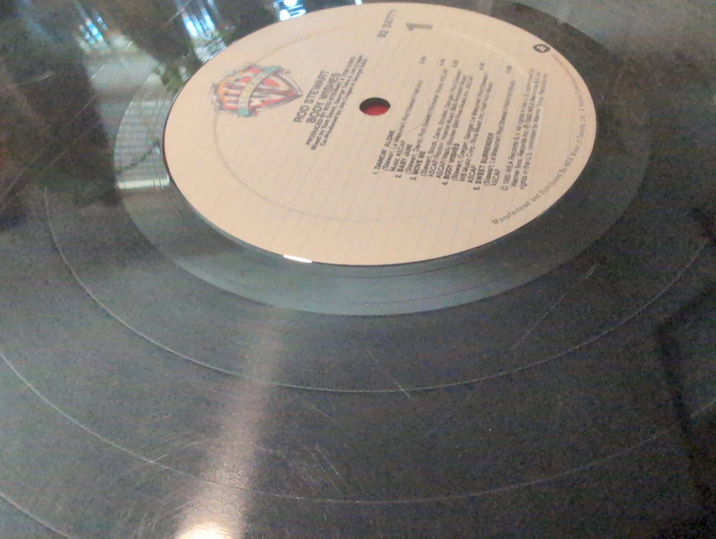 Rod Stewart Body Wishes Vinyl Record - photo 2