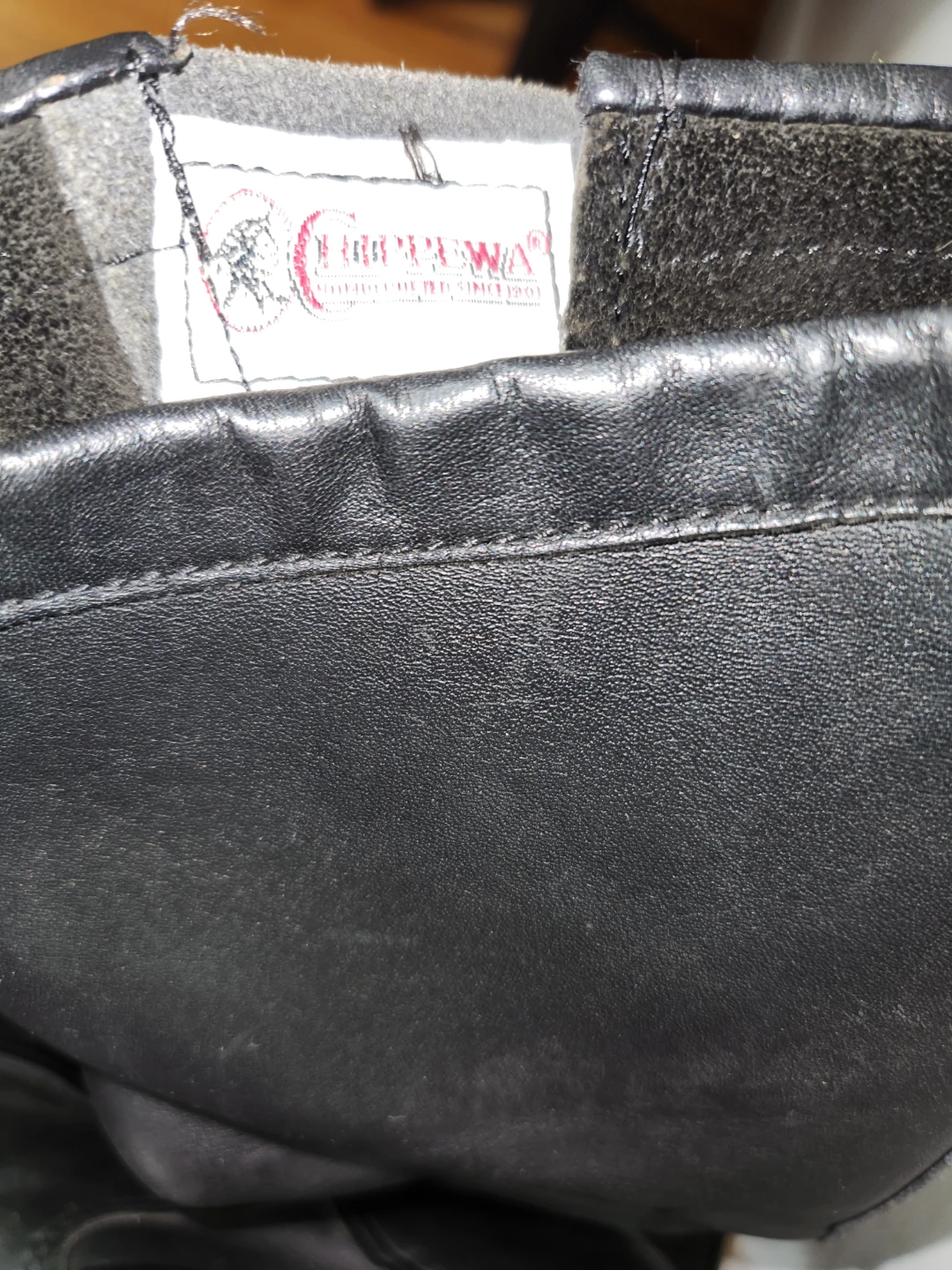 Chippewa Black Leather Motorcycle Boots Size 10D - photo 3
