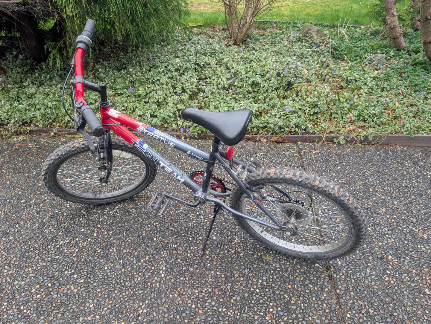 20 inch 6-Speed Kids Bike - Red/Grey - photo 3
