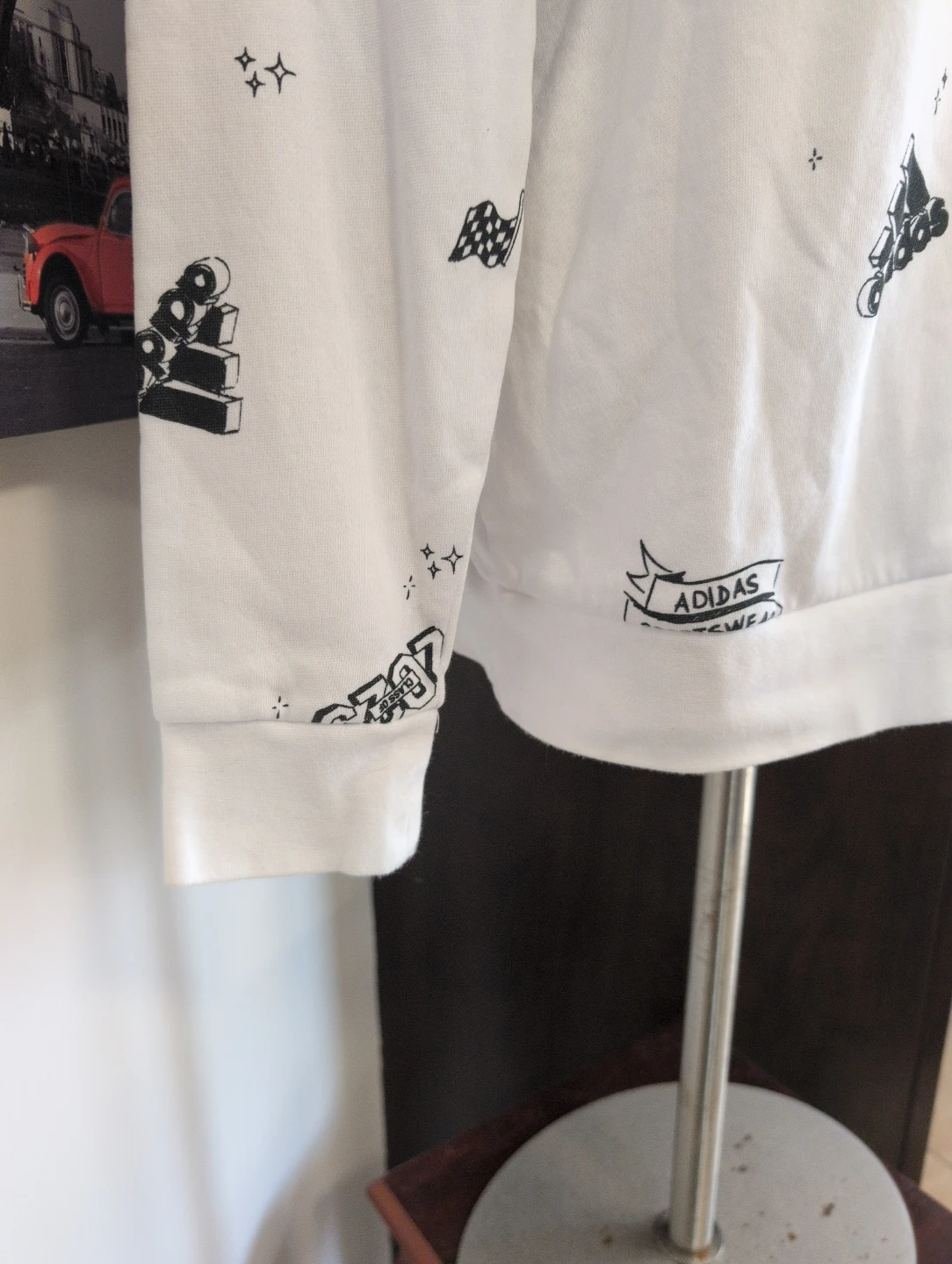Adidas White Crewneck Sweatshirt - photo 2