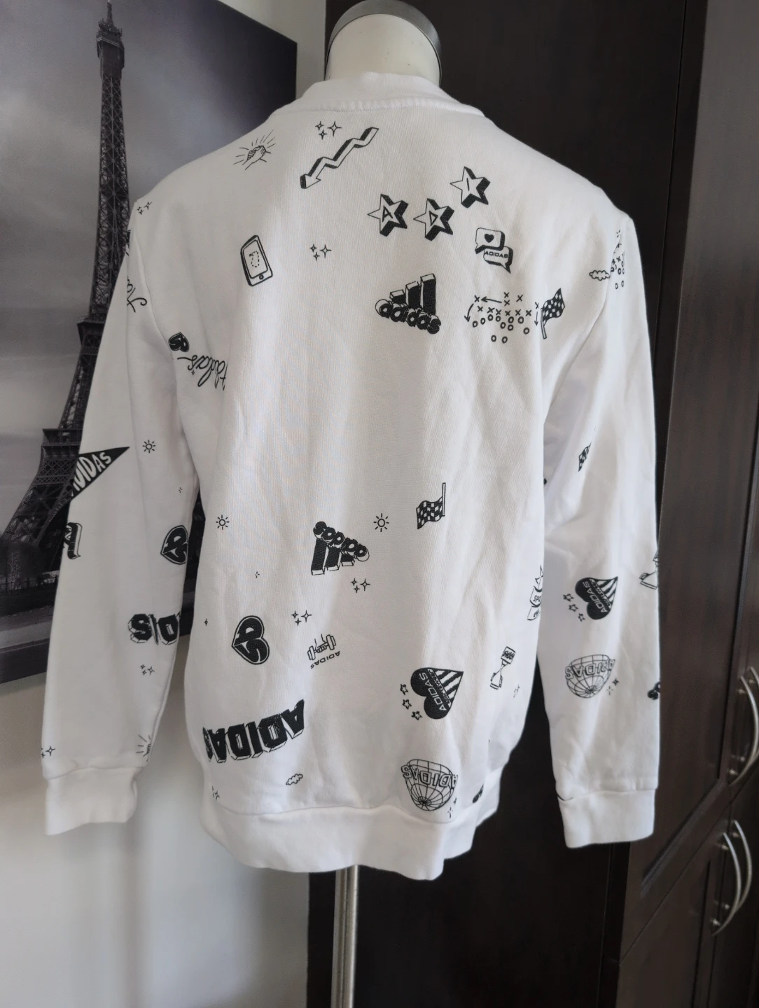 Adidas White Crewneck Sweatshirt - photo 4