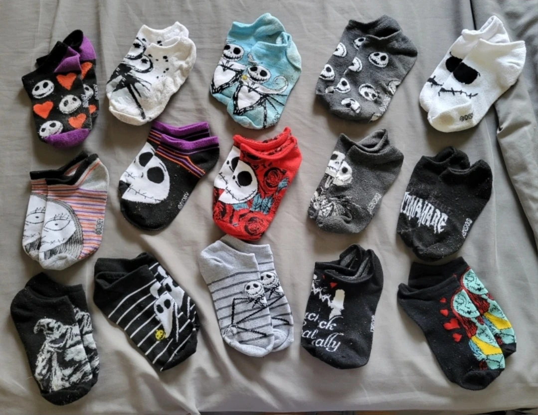 Bundle - Nightmare Before Christmas Socks - Size M &L