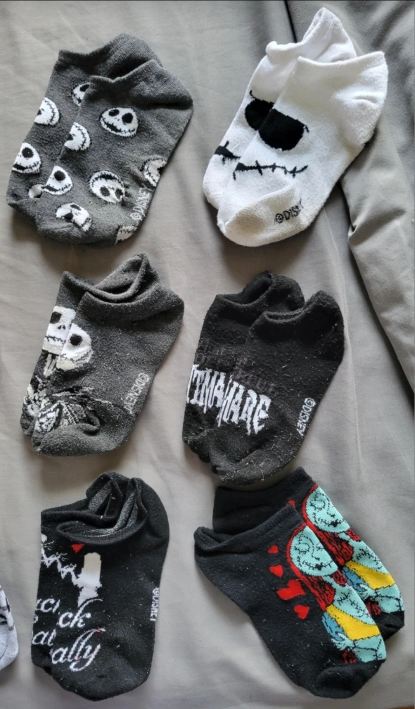 Bundle - Nightmare Before Christmas Socks - Size M &L - photo 3